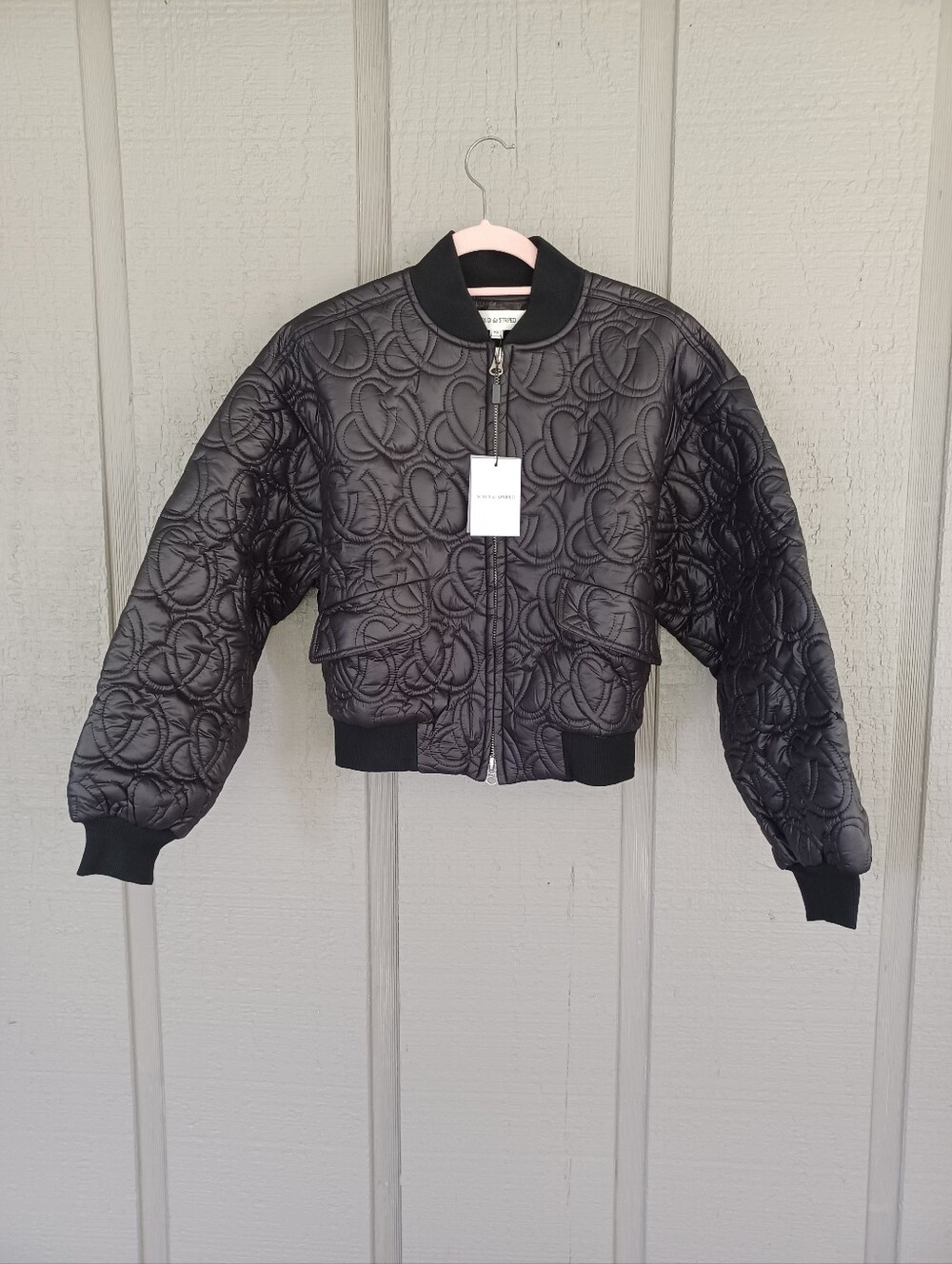 Solid And Striped The Wayne Zip Jacket Size XS Women Full Zip Long Sleeve Pocket